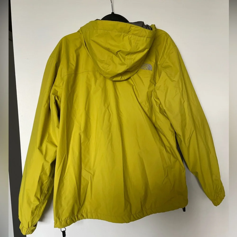 The North Face Men's Lime Green Raincoat